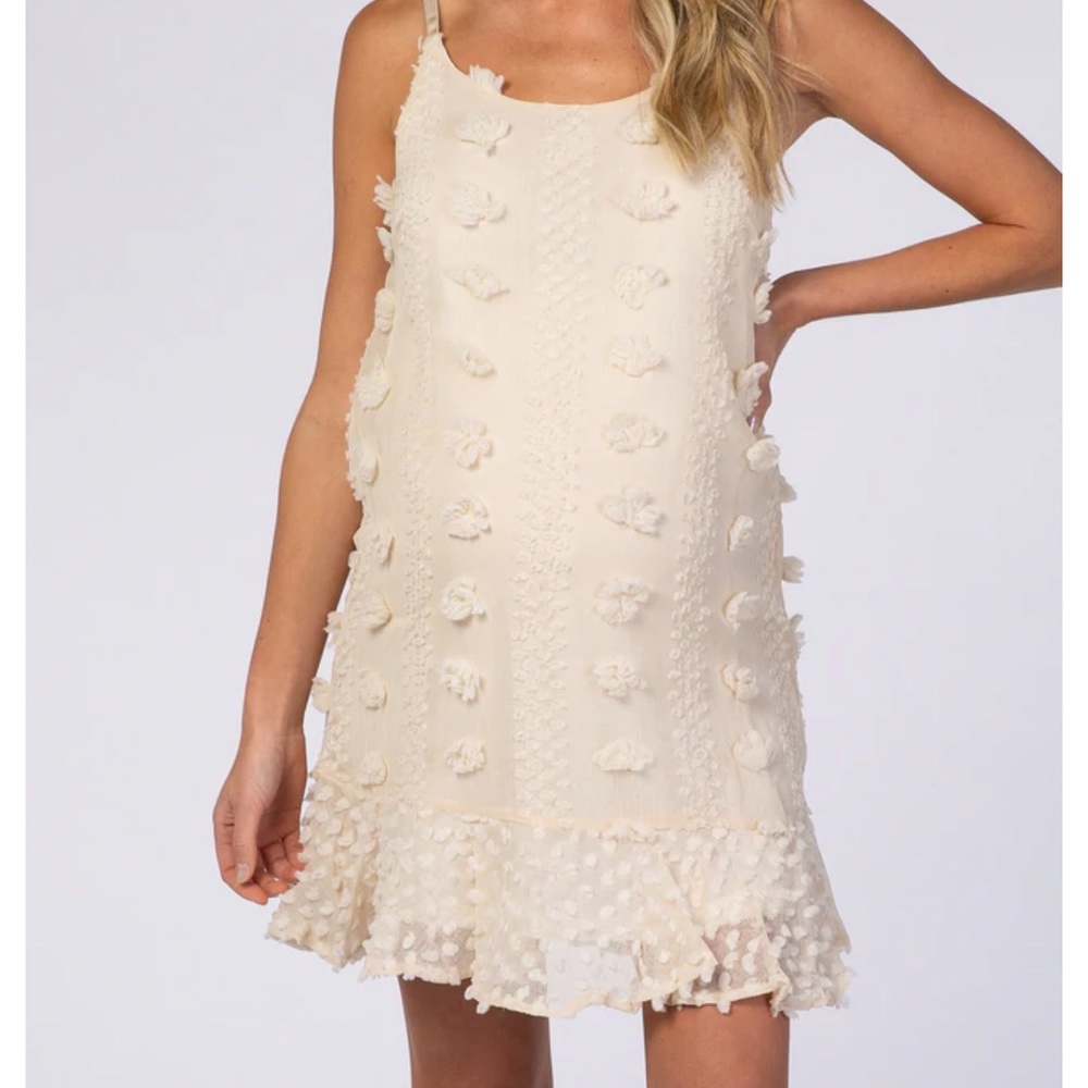 Pink blush maternity dress